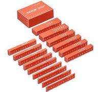 VEVOR Blocs de configuration pour outils travail du bois, 16PCS, blocs jauge hauteur précision, marquages de taille et étui de rangement, en aluminium pour accessoires de toupie et de scie à table