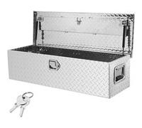 VEVOR Boîte à outils pour camion 99 x 33 x 25,4 cm aluminium verrouillable poignées latérales