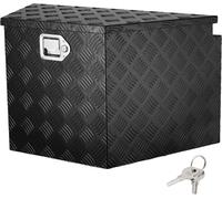 VEVOR Boîte à Outils pour Remorque 990×305×419 mm Coffre de Timon ou Flèche de Remorque en Alliage d'Aluminium Robuste Caisse à Outils avec Serrure et Clé Résistance aux Intempéries pour Déplacement