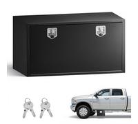 VEVOR Boîte à Outils pour Camion 1219x609x609 mm, Coffre à Outils sous Châssis ou sous Plateau, Rangement pour Benne Camionnette Fourgonnette Remorque SUV, en Acier Robuste avec Serrure et Clés, Noir