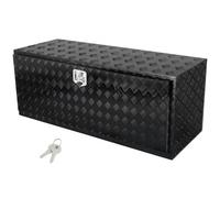 VEVOR Boîte à Outils pour Camion 152,4x61x61 cm, Coffre Sous-Châssis Fixation Inférieure, Caisse de Stockage en Aluminium avec Serrure et Clés, Étanche, pour Remorque Pick-up Fourgonnette Véhicules