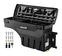 VEVOR Boîte à Outils pour Camion 25 L, Coffre de Benne Latéral pour Pick Up, Compatible avec Chevrolet/GMC Silverado/Sierra 2500/3500HD 2020-2025, Côté Passager Droit, Pivotant, ABS Étanche, Serrure