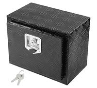 VEVOR Boîte à Outils pour Camion 46 x 32 x 36 cm, Coffre Sous-Châssis Fixation Inférieure, Caisse de Stockage en Aluminium avec Serrure et Clés, Étanche, pour Remorque Pick-up Fourgonnette Véhicules