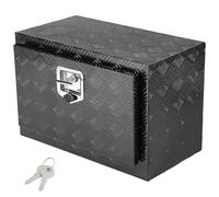 VEVOR Boîte à Outils pour Camion 61,2 x 31 x 36 cm, Coffre Sous-Châssis Fixation Inférieure, Caisse de Stockage en Aluminium avec Serrure et Clés, Étanche, pour Remorque Pick-up Fourgonnette Véhicules