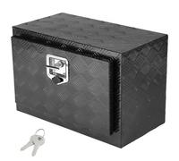 VEVOR Boîte à Outils pour Camion 61 x 43 x 46 cm, Coffre Sous-Châssis Fixation Inférieure, Caisse de Stockage en Aluminium avec Serrure et Clés, Étanche, pour Remorque Pick-up Fourgonnette Véhicules