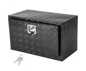 VEVOR Boîte à Outils pour Camion 91,4x35.6x40,6 cm, Coffre Sous-Châssis Fixation Inférieure, Caisse de Stockage en Aluminium avec Serrure et Clés, Étanche, pour Remorque Pick-up Fourgonnette Véhicules