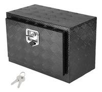 VEVOR Boîte à outils pour camion – Caisse de stockage en aluminium avec serrure 61×35,5×40,5 cm