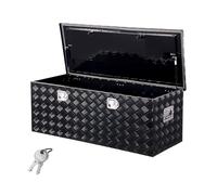 Caisse à outils VEVOR en aluminium pour le plateau de chargement avec poignée latérale et clés de verrouillage, caisse à outils de rangement pour remorque pick-up camping-car (1219,2 x 495,3 x 444,5 m