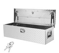 VEVOR Boîte à outils pour camion 99 x 33 x 25,4 cm aluminium verrouillable poignées latérales