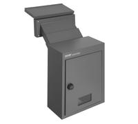 VEVOR Boîte aux lettres encastrable mur 320x158x430 mm serrure à code gris foncé