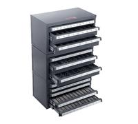 VEVOR Boîte de Rangement Lot de 3 Distributeur de Forets Empilable 3/5 Tiroirs