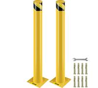 VEVOR Bollard de Sécurité Borne de Protection en Acier 2PCs 107x11,4 cm Parking
