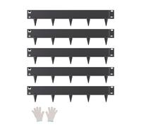 Bordure de Jardin en Acier-VEVOR-Lot de 5-Bordures Paysagères en Métal-990 x 181 mm-Résistante à la Rouille
