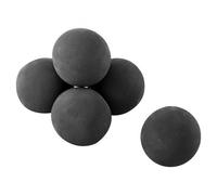 VEVOR Boules en Céramique pour Cheminée à Gaz, Lot de 6, Pierres de Lave Rondes 12,5 cm, Pierres Décoratives Réutilisables pour Foyer Gaz Propane, Brasero Intérieur Extérieur, Cour, Terrasse, Camping