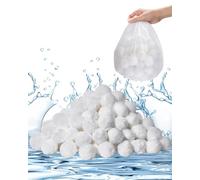 VEVOR Boules filtrantes pour filtre à sable 0,7kg, fibres polyester réutilisables avec sac de lavage