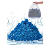 VEVOR Boules Filtrantes pour Piscine Filtre à Sable, 1,42 kg, Boules de Remplacement pour Sable Filtre Piscine, Fibre Polyester Réutilisable avec Sac de Lavage, pour Systèmes Filtration Piscine, Bleu