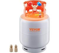 VEVOR Bouteille récupération fréon 13,6 kg, 400 PSI. Réutilisable, anti-fuite. Stockage gaz réfrigérant.