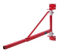 VEVOR Bras de support de palan électrique, capacité de charge 600 kg, bras pivotant de support palan avec poteau, cadre de palan acier, bras de levage de palan d'échafaudage 180° pour atelier, garage