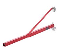 VEVOR Bras de Support de Palan Électrique, Capacité de Charge 600 kg, Bras Pivotant de Support Palan Électrique, Cadre de Palan Acier, Bras de Levage de Palan d'Échafaudage 180° pour Atelier, Garage