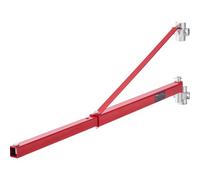 VEVOR Bras de Support de Palan Électrique, Capacité de Charge 600 kg, Bras Pivotant de Support Palan Électrique, Cadre de Palan Acier, Bras de Levage de Palan d'Échafaudage 180° pour Atelier, Garage