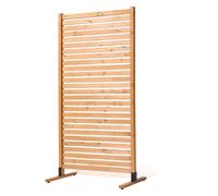 VEVOR Brise-vue en bois 91x186 cm – Panneau autoportant avec support, décoratif, durable