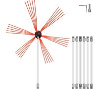 VEVOR Brosse à cheminée 7 M Nylon Brosse à cheminée Brosse à cheminée Poêle