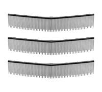 VEVOR Brosses de Rechange pour Balayeuse à Gazon Manuelle Lot de 3, Brosses de Rechange pour Ramasse-Feuilles, Compatible avec Balayeuses VEVOR 66 cm, en V pour Ramassage des Feuilles et de l'Herbe