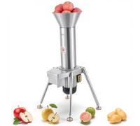 VEVOR Broyeur à Fruits Électrique 1100 W, Moulin à Pommes sur Pied Capacité 164 kg/h, pour Cidre Maison Poires Ananas Goyaves Pommes Entières jusqu'à 80 mm de Diamètre, Concasseur à Fruits en Inox 304