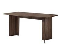 VEVOR Bureau de Direction en Bois Avec Trou de Connexion de Câble Capacité 113,4kg Noyer Marron