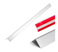 VEVOR BXGHJ-50x1219 - Inox brossé - 50x50x1217 mm - Lot de 10 - Angle 90° - Ruban adhésif intégré