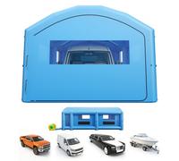 VEVOR Cabine de Peinture Gonflable 10x6x4 m Souffleurs de 950W+1100W Bleu, Tente de Pulvérisation Portable avec Filtre en Coton et Espace Vestiaire, Toit Arqué, pour Pickup et Petit Bateau à Moteur