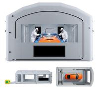 VEVOR Cabine de peinture gonflable portable, 396,24 x 243,8 x 243,8 cm. Cabine de peinture gonflable, tente de peinture pour voiture avec système de filtration d'air et 2 ventilateurs. Cabine de peint