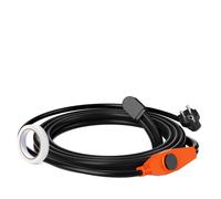 VEVOR Câble Chauffant Tuyaux Antigel 4 m 23 W/m avec Thermostat Intégré, Installation Pratique pour Conquérir l'Hiver du Gel, Protection Conduites d'Eau Maison, Tuyaux en PVC, en Métal, en Plastique
