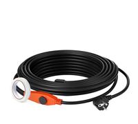 VEVOR Câble Chauffant Tuyaux Antigel 9 m 23 W/m avec Thermostat Intégré, Installation Pratique pour Conquérir l'Hiver du Gel, Protection Conduites d'Eau Maison, Tuyaux en PVC, en Métal, en Plastique