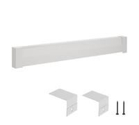 VEVOR Cache pour Plinthe Chauffante, Série Basic, Couvercle pour Chauffage Électrique Standard, 1,53 m, Ventilation et Chaleur Efficaces, Cache de Remplacement en Acier pour Chambre à Coucher, Blanc