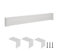 VEVOR Cache pour Plinthe Chauffante, Série Basic, Couvercle pour Chauffage Électrique Standard, 1,83 m, Ventilation et Chaleur Efficaces, Cache de Remplacement en Acier pour Chambre à Coucher, Blanc
