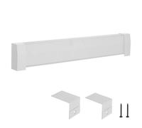 VEVOR Cache pour Plinthe Chauffante, Série Premium, Couvercle pour Chauffage Électrique Standard, 1,22 m, Ventilation et Chaleur Efficaces, Cache de Remplacement Acier pour Chambre à Coucher, Blanc