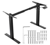 VEVOR Cadre De Bureau Debout Hauteur Réglable 70-117cm Longueur 95-158cm Bureau Spacieux Noir