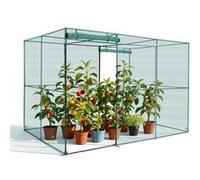 VEVOR Cage à Culture Jardin 2,9x1,94x1,94 m Cage à Plantes avec Porte Zippée pour Tomates, Filet Anti Oiseaux Résistant au Vent Filet de Protection de Plantes Couverture de Potager Surélevé Extérieur