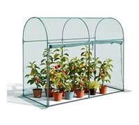 VEVOR Cage à Culture à Plantes Jardin 1,8x0,91x1,5 m Porte Zippée Anti Oiseaux
