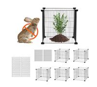 VEVOR Cage à Plantes Contre Animaux, Lot de 5, Grillage de Protection pour Plantes Fleurs légumes, 39x39 cm, 20 Mailles métalliques, Protecteur pour empêcher Les Lapins, Poules, écureuils d'entrer
