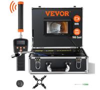 VEVOR Caméra d'Inspection Canalisation d'Égout Sonde 512Hz Écran 7'' Câble 30m