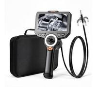 VEVOR Caméra Endoscopique 360° 4 Voies Endoscope 1080p Caméra Inspection pour Canalisation Automobile avec Sonde IP67 6,2 mm, Éclairage, Écran IPS HD 6 Pouces, Câble 1,5 m, Zoom 8X, Batterie 7000 mAh