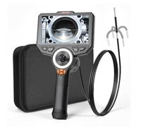 VEVOR Caméra Endoscopique 360° 4 Voies Endoscope avec Sonde 3,9 mm Caméra Inspection pour Canalisation Automobile avec Éclairage, Écran IPS HD 6 pouces, Câble Serpent 1,5 m, Zoom 8x, Batterie 7000 mAh