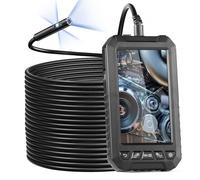 VEVOR Caméra Endoscopique Endoscope Triple Objectif Écran IPS 12,7 cm avec Câble 15 m