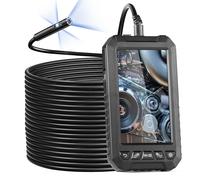 VEVOR Caméra Endoscopique Endoscope Triple Objectif Écran IPS 12,7 cm avec Câble 15 m