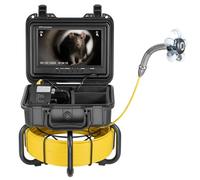 VEVOR Caméra Inspection Canalisation Égout Auto-nivelant 30m Écran 22,9 cm Zoom 36X