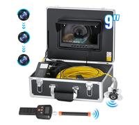 VEVOR Caméra Inspection Canalisation Égout Auto-nivelant Localisateur 512Hz 50m