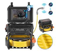 VEVOR Caméra Inspection Canalisation Égout Autonivelant 70m avec Émetteur 512Hz