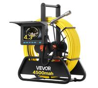 VEVOR Caméra Inspection Canalisation Endoscopique 20 m Écran 11 cm IP68 6 LED